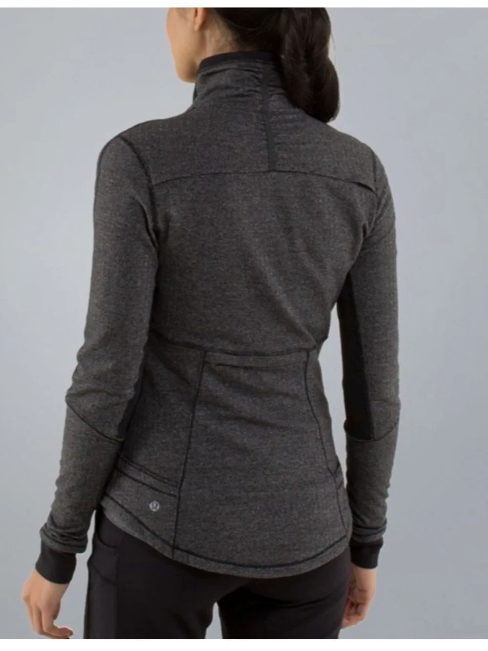 Lululemon Half Zip Pullover - Heathered Herringbone Pattern